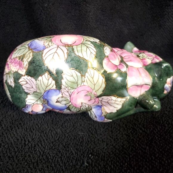 Sleeping Cat Ceramic Andrea by Sadek - Picture 3 of 4